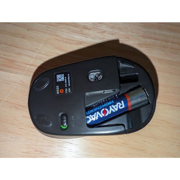 Logitech M325 Wireless Mouse w/ Receiver Designed For Web Scrolling Light Silver - Picture 6 of 6